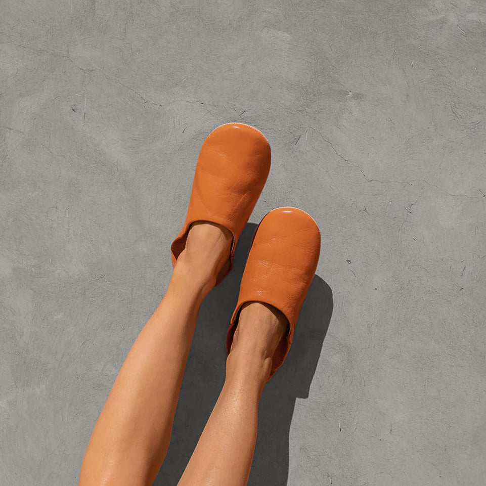 INNISKÓR ferskjulitaðir