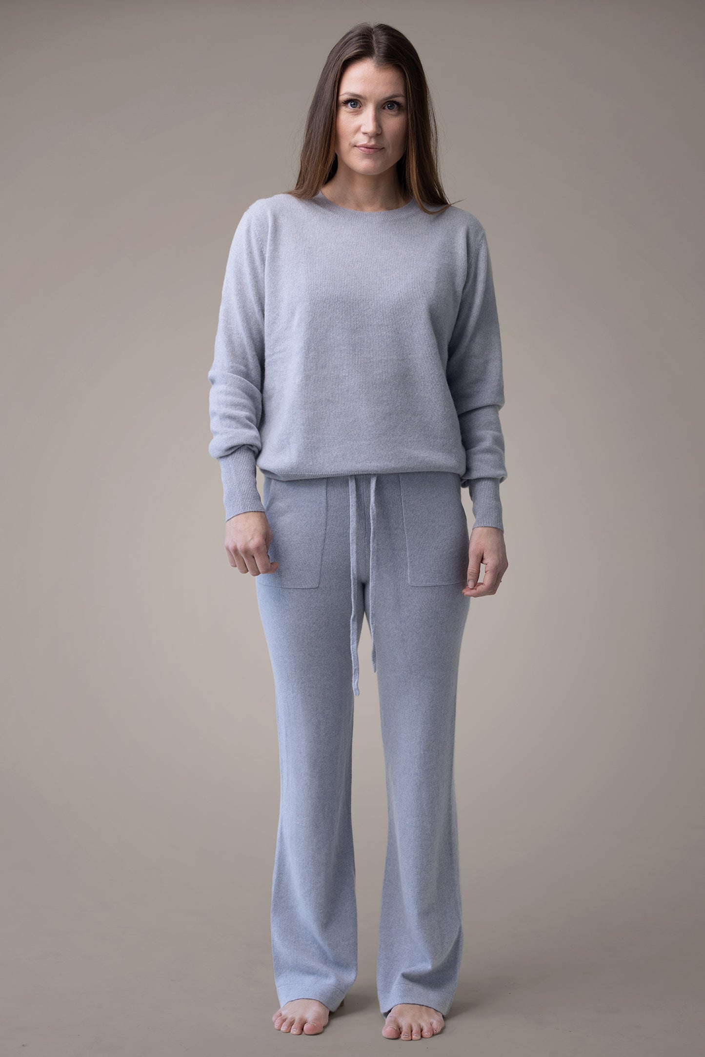 HEIMARÓ Cashmere - Buxur gráar