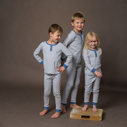 INNIRÓ - börn blátt/röndótt