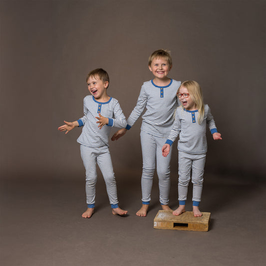 INNIRÓ - börn blátt/röndótt