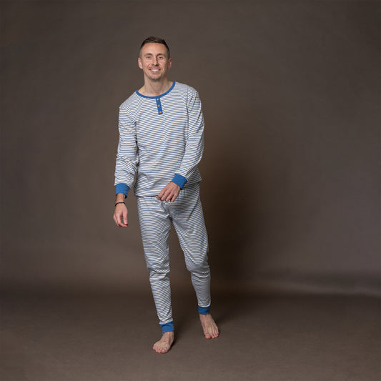 INNIRÓ - karla blátt/röndótt