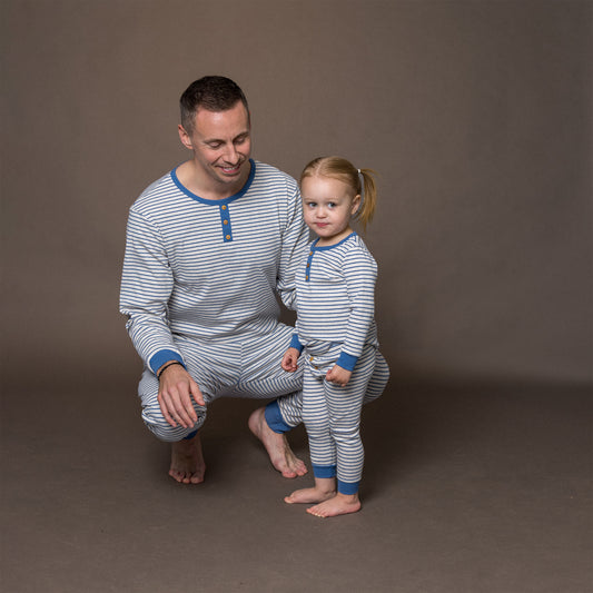 INNIRÓ - karla blátt/röndótt